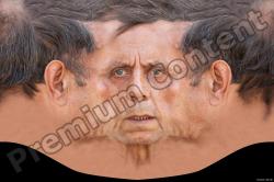 Male head texture